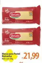 Atacadão Romanha - massa para pastel oferta
