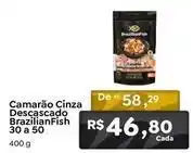 Novo Atacarejo Brazilian fish - camarão cinza descascado 30 a 50 oferta