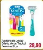 Spani Atacadista Gillette - aparelho de depilar tropical feminino 3 un oferta