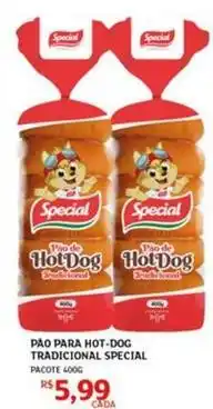 Assaí Atacadista Especiale - pão hot-dog tradicional oferta