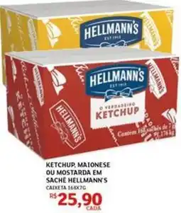 Assaí Atacadista Hellmann's - ketchup, maionese ou mostarda em sache oferta