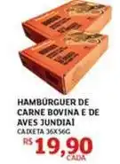 Assaí Atacadista Bovina - hambúrguer de carne bovina e de aves jundia! oferta