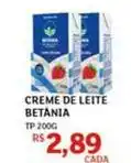 Assaí Atacadista Betânia - creme de leite oferta