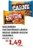 Assaí Atacadista Nissin - macarrão instântaneo lámen nosso sabor oferta