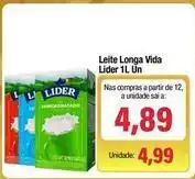 Spani Atacadista Lider - leite longa vida oferta