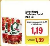 Spani Atacadista Quero - molho tradicional sachê oferta