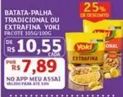 Assaí Atacadista Yoki - batata-palha tradicional ou extrafina oferta