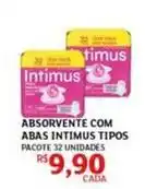 Assaí Atacadista Intimus - absorvente com abas tipos oferta