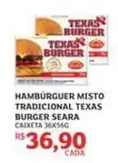 Assaí Atacadista Texas - hambúrguer misto tradicional burger seara oferta