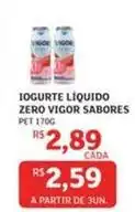 Assaí Atacadista Vigor - iogurte liquido zero oferta