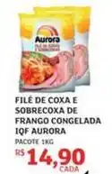 Assaí Atacadista Aurora - filé de coxa e sobrecoxa de frango congelada iqf oferta