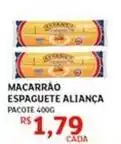 Assaí Atacadista Aliança - macarrão espaguete oferta