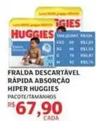 Assaí Atacadista Huggies - fralda descartável rapida absorção hiper oferta