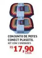 Assaí Atacadista De - conjunto de potes conect plasútil oferta