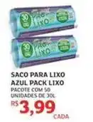 Assaí Atacadista Ge - saco para lixo azul pack lixo oferta