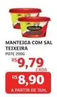 Assaí Atacadista Teixeira - manteiga com sal oferta