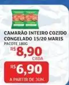 Assaí Atacadista Maris - camarão inteiro cozido congelado oferta