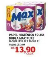 Assaí Atacadista Maxx - papel higiênico folha dupla pure oferta