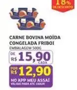 Assaí Atacadista Friboi - carne bovina moida congelada oferta