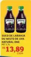 Assaí Atacadista Natural one - suco de laranja ou misto de uva oferta