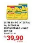 Assaí Atacadista Nestlé - leite em po integral ou integral instanáneo ninho oferta
