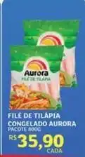 Assaí Atacadista Aurora - filé de tilápia congelado oferta