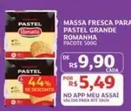 Assaí Atacadista Romana - massa fresca para pastel grande oferta