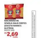 Assaí Atacadista De - macarrão de semola galo cortes (exceto ninho e aletria) oferta