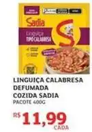 Assaí Atacadista Sadia - linguiça calabresa defumada cozida oferta