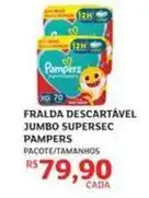 Assaí Atacadista Pampers - fralda descartável jumbo supersec oferta