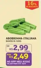 Assaí Atacadista Meu - abobrinha-italiana oferta