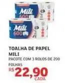 Assaí Atacadista Mili - toalha de papel oferta