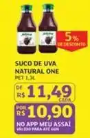 Assaí Atacadista Natural one - suco de uva oferta