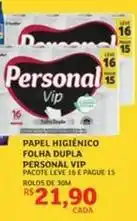 Assaí Atacadista Personal vip - papel higiênico folha dupla oferta