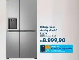 Sam's Club De - refrigerador side by side lg l267k oferta