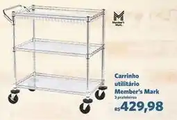 Sam's Club Member's mark - carrinho utilitário oferta