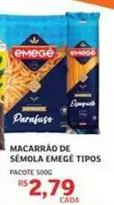 Assaí Atacadista Emegê - macarrão de semola tipos oferta