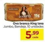 Carrefour Jumbo - ovo branco king lana oferta