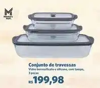 Sam's Club Member's mark - conjunto de travessas oferta