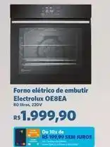 Sam's Club De - forno elétrico de embutir electrolux oe8ea oferta