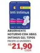 Assaí Atacadista Intimus - absorvente noturno com abas gel tipos oferta