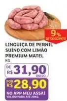 Assaí Atacadista Premium - linguiça de pernil suíno com limão oferta