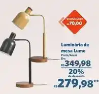 Sam's Club De - luminaria de mesa lumo oferta