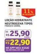 Assaí Atacadista Neutrogena - loção hidratante tipos oferta