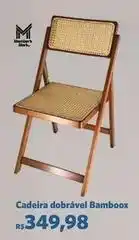 Sam's Club Member's mark - cadeira dobrável bamboox oferta
