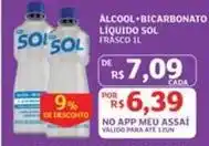 Assaí Atacadista Sol - alcool bicarbonato liquido oferta