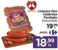 Carrefour Perdigão - linguiça tipo calabresa oferta