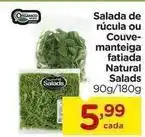 Carrefour Salada - de rúcula ou couve-manteiga fatiada natural salads oferta