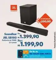 Sam's Club Jbl - soundbar sb180 oferta