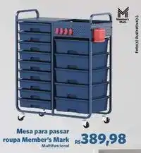 Sam's Club Member's mark - mesa para passar roupa oferta